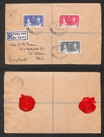 0174 COLONIE INGLESI - Cyprus - Nozze 1937 – Raccomandata Da Nocosia Del 7.7.37 - Andere & Zonder Classificatie