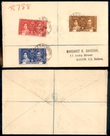 0189 COLONIE INGLESI - Montserrat - Nozze 1937 – Raccomandata Da G.P.O. Plymouth Del 20.8.37 - Altri & Non Classificati