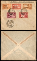 0231 ETIOPIA - Esposizione 1949 (Mich. 266/270) – Su Busta FDC – Addis Abeba 13.6.49 - Otros & Sin Clasificación