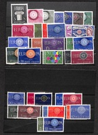 0236 EUROPA CEPT - 1960 – Annata Completa Dei 20 Paesi – 36 Valori – Gomma Integra - Other & Unclassified