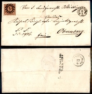 0313 GERMANIA - Baviera - 6 Kreuzer (Unif. 4) – Lettera Da Altoetting A Obenberg Del 15.6.53 - Other & Unclassified