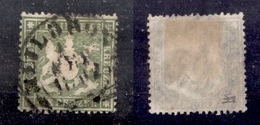 0320 GERMANIA - Wurttemberg - 1860 – 6 Kreuzer (Unif. 18) Denti 13 ½ – Usato - Sonstige & Ohne Zuordnung