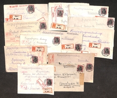 0351 GERMANIA - Gepruft Gefaugenen Layer Dobeln – 1915 – 12 Raccomandate Per Copenhagen - Otros & Sin Clasificación