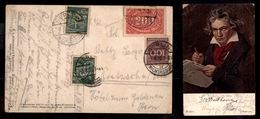 0363 GERMANIA - Cartolina Affrancata Per 380 Marchi Da Berlino Del 3.8.23 (Unif. 156+180 (x2)+243) - Other & Unclassified