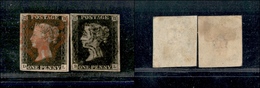 0414 GRAN BRETAGNA - 1840 – Due 1 Penny (Unif. 1) – Usati - Otros & Sin Clasificación