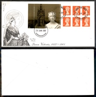 0446 GRAN BRETAGNA - Centenario Regina Vittoria – FDC – Court Post Office 29.1.2001 - Autres & Non Classés