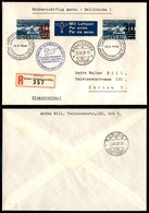 0600 SVIZZERA - Aarau Nationale Briefmarken – Ausstellung – Aerogramma Raccomandato Affrancato (Unif. A22+A24) Da Bellin - Other & Unclassified