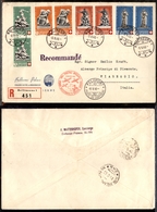 0601 SVIZZERA - Voli Postali Speciali 9.5.40 – Aerogramma Raccomandato Da Bellinzona A Viareggio (Unif. 349/352) - Otros & Sin Clasificación