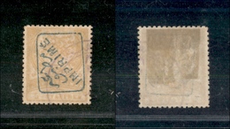 0612 TURCHIA - 1891 – 5 Piastre (Unif. 6 Stampe) Con Soprastampa In Azzurro Capovolta - Altri & Non Classificati