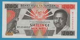 TANZANIA 200 Shilingi ND (1993) #  MT404852  P# 25b - Tanzanie