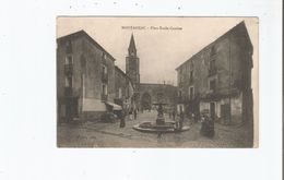 MONTAGNAC (HERAULT) PLACE EMILE COMBES (EGLISE FONTAINE ET ANIMATION) 1915 - Montagnac