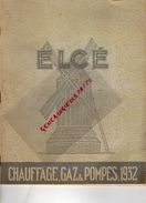 75- PARIS- RARE CATALOGUE ELCE-LAURENCE FRERES- 4 AV. RICHERAND- CHAUFFAGE-FONTE FUNERAIRE-GAZ-MARTY NASSES VILLEFRANCHE - Documenti Storici