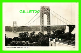 NEW YORK CITY, NY - GEORGE WASHINGTON BRIDGE -  ALFRED MAINZER - ACTUAL PHOTOGRAPH - - Ponti E Gallerie