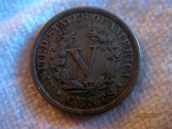 USA: 5 Cents 1912 "V Nickel" - 1883-1913: Liberty