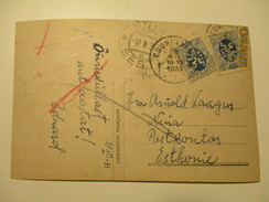 COURSELLES TO ESTONIA    , OLD POSTCARD , RA - Otros & Sin Clasificación