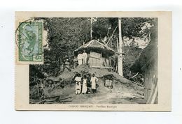 !!! PRIX FIXE : CONGO, CACHET TELEGRAPHIQUE DE BRAZZAVILLE DE 1921 SUR CPA POUR LA FRANCE - Storia Postale