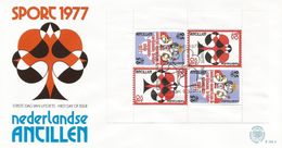 Netherlands Antilles 1977 Bridge Championship Card Games  FDC Cover - Sin Clasificación