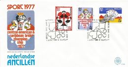 Netherlands Antilles 1977 Bridge Championship Card Games  FDC Cover - Zonder Classificatie