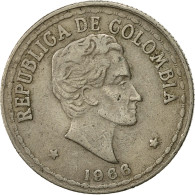 Monnaie, Colombie, 20 Centavos, 1966, TTB, Copper-nickel, KM:215.3 - Colombia