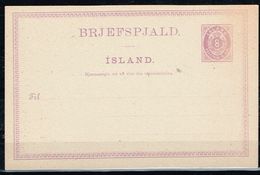 ISLANDE / Entier Postal Neuf / 1880 - B - Enteros Postales