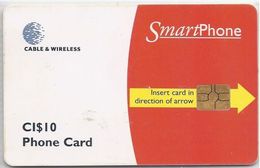 CAYMAN ISLANDS -  SMART PHONE RED - Kaimaninseln (Cayman I.)