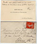 VP11.796 - CDV - Carte De Viste Autographe De Mr BRIEUX De L'Académie Française à PARIS - Otros & Sin Clasificación