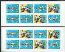 [17] Variété : N° BC3546a Lucky Luke Fond Bleu Clair + Normal ** - Postzegelboekjes