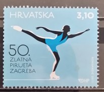 Croatia, 2017, Mi: 1297 (MNH) - Figure Skating