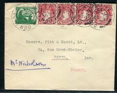 Irlande - Enveloppe , Oblitération De Dunlaoghaire Pour Paris En 1952  - Ref D271 - Cartas & Documentos