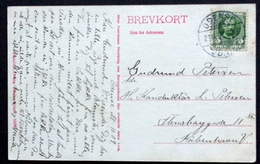 Denmark 1909 Cards  Minr.53 Odense 21-11-1909  ( Lot  56 ) - Briefe U. Dokumente