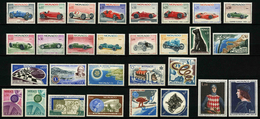 MONACO - ANNEE COMPLETE 1967 - YT 708 à 735 ** + PA 91 ** -  29 TIMBRES NEUFS ** - Années Complètes