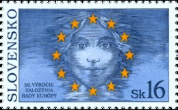 Slovakia 1999 ** The 50th Anniversary Of The Council Of Europe   Mich.  339  ** MNH  ** Slowakei - Ungebraucht