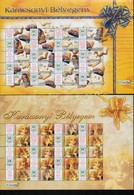 ** 2004 Karácsony 3 Különféle Promóciós Teljes ív Sorszám Nélkül  (33.000) / Christmas 3 Different Complete Sheets Witho - Other & Unclassified