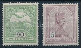 ** 1913 Turul 60f, 5 K (11.600) (ráncok / Creases) - Altri & Non Classificati