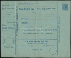 1879 (magyar-horvát) Posta Utánvételi Jegy, Igen Ritka! - Altri & Non Classificati