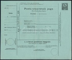 1871 (magyar-német) Posta Utánvételi Jegy Szép és Ritka Darab - Andere & Zonder Classificatie