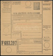 1941 10f Belföldi Postai Szállítólevél, Használatlan - Andere & Zonder Classificatie