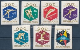 ** 1960 Téli Olimpia (I.) Vágott Sor (4.000) - Altri & Non Classificati