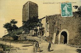 - Dpts Div.-ref-VV814- Herault - Lgignac - La Tour Et Porte Du Pourtalet - Tours - Portes - Carte Colorisee Bon Etat - - Gignac