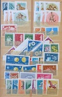 ** O 1944-1968 Postatiszta Magyar Sorok, Bélyegek, Emlékbélyegzések + 17 Db Bélyeggel Ellátott Boríték Elsőnapi Bélyegzé - Altri & Non Classificati