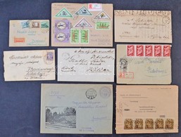 Több Mint 700 Db Nagyrészt Háború Előtti Küldemény Sok érdekességgel / More Than 700 Mostly Pre-war Covers And Postcards - Otros & Sin Clasificación