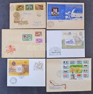 ** Több Mint 500 FDC, Bélyegzés Nélküli FDC, Közte Emléklapok, Díjjegyesek, Levelek, Néhányban Postatiszta Sor Vagy Blok - Autres & Non Classés