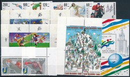 ** Sport Motívum 1997-1998 3 Klf Sor + 1 Blokk + 1 Négyestömb - Altri & Non Classificati