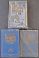 1936, 1939, 1940 3 Klf Michel Európa Katalógus - Altri & Non Classificati