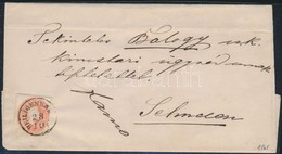 1861 5kr Levélen ,,HEILIGENKRE(UZ)' - ,,SCHEMNITZ' - Andere & Zonder Classificatie