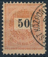 O 1888 Sztereo 50kr, Festékfoltok Az Alsó Háromszögekben - Altri & Non Classificati