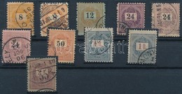 O 1888-1889 10 Db Bélyeg, Közte 2 Db 1Ft - Otros & Sin Clasificación