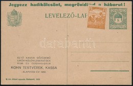 1918 'Jegyezz Hadikölcsönt' Díjjegyes Levelezőlap Arató 2f Bélyeggel, Használatlan - Autres & Non Classés