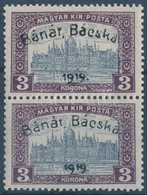 ** Bánát-Bácska 1919 Parlament 3K Pár Garancia Nélkül (**40.000) - Autres & Non Classés