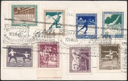 1925 Sport (I.) Sor Címzetlen Képeslapon 'BUDAPEST MARGITSZIGET' Alkalmi Bélyegzéssel - Other & Unclassified